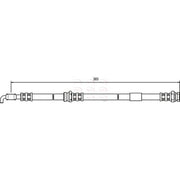 Apec Brake Hydraulic Hose Line Front HOS3382