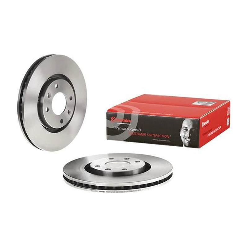 Brembo 2 x Internally Vented Front Brake Discs 09.9619.11
