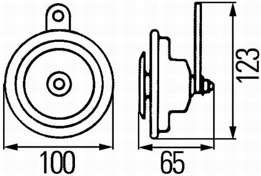 Hella 3AL 922 300-207 Signal Horn