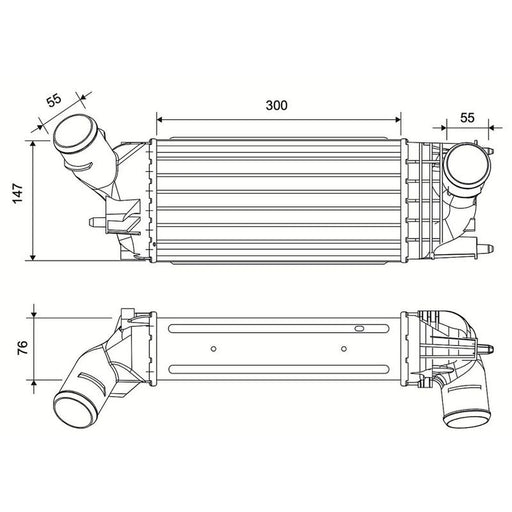 Valeo Intercooler (Charge Air Cooler) 881572