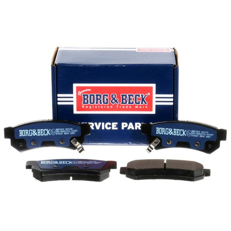 Borg & Beck 4 x Rear Brake Pad Set BBP2531