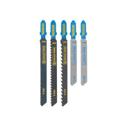 IRWIN® HCS/HSS T-Shank Jigsaw Blade Set, 5 Piece - IW1014501