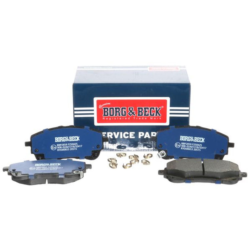 Borg & Beck 4 x Front Brake Pad Set BBP2859