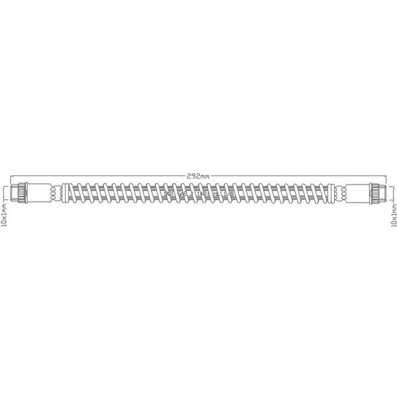 Abtex Brake Hydraulic Hose Line Rear ABH1034