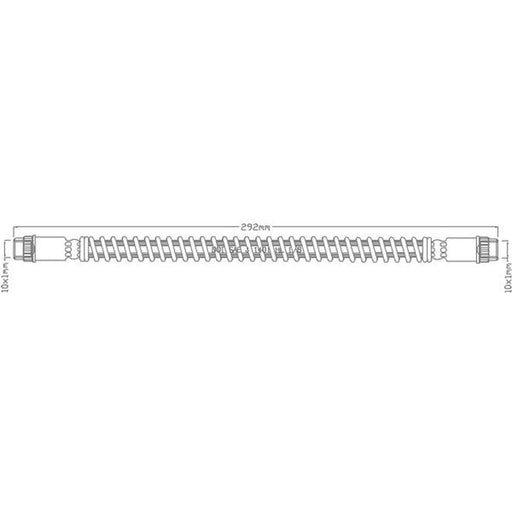 Abtex Brake Hydraulic Hose Line Rear ABH1034