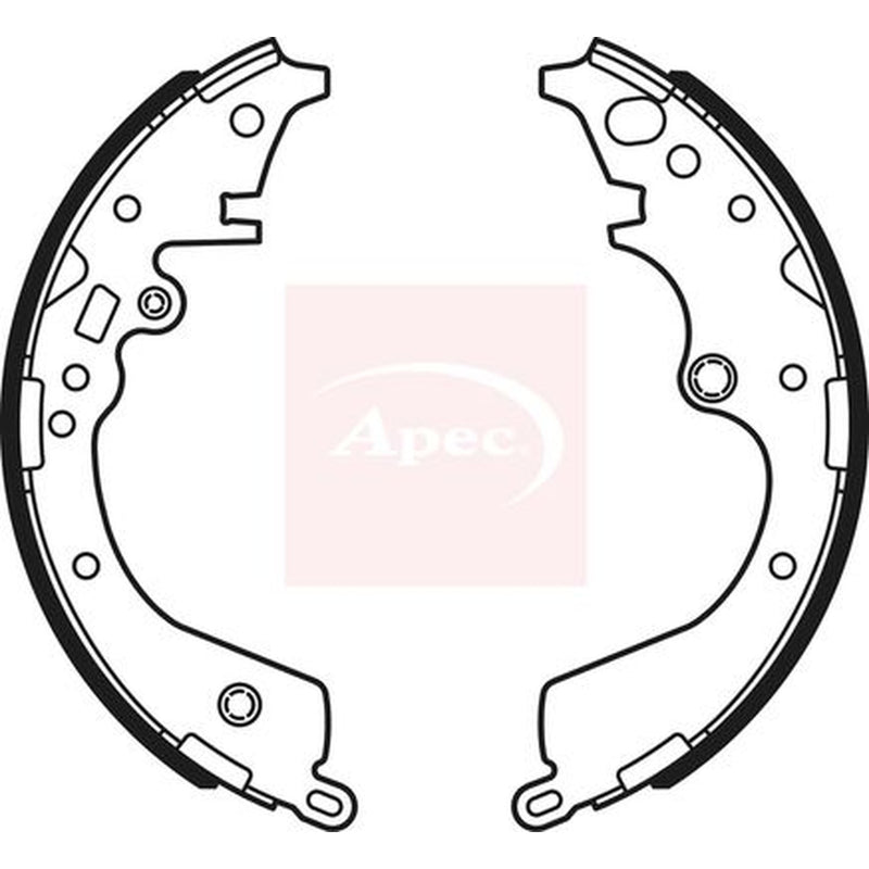 Apec Brake Shoe Set Axle Kit SHU766