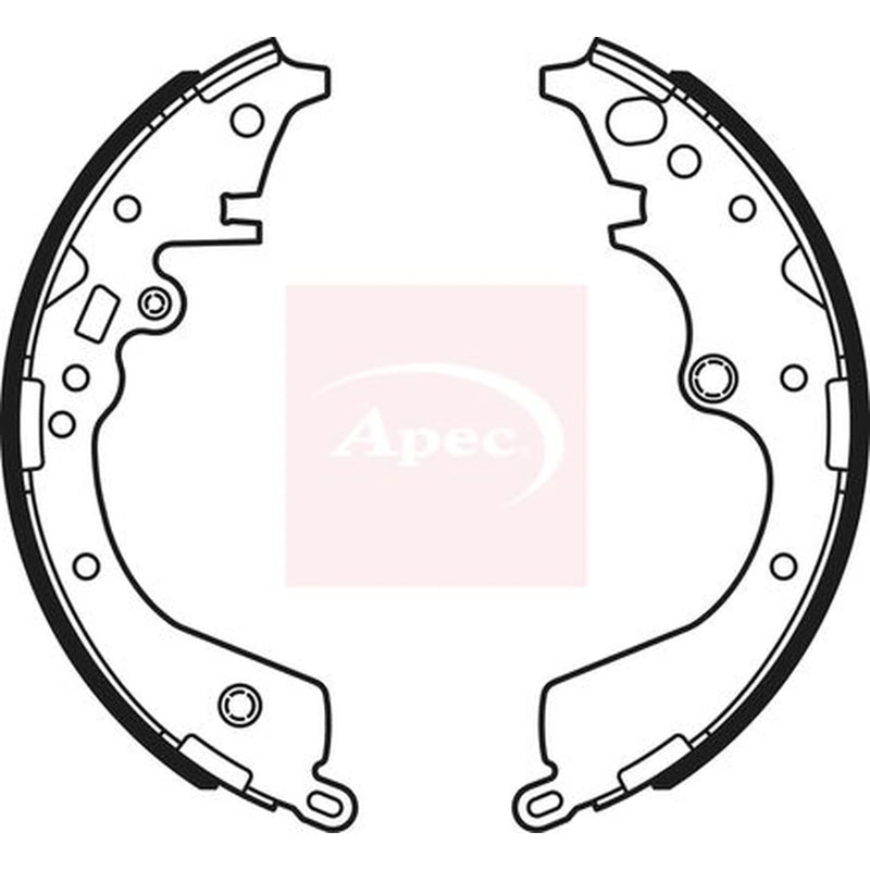 Apec Brake Shoe Set Axle Kit SHU766