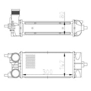 NRF Intercooler (Charge Air Cooler) 309071