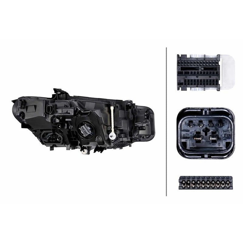 Hella Headlight Headlamp LED Left 1LX 016 809-731