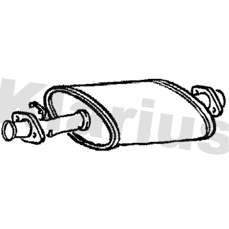 Klarius Box With Centre Pipe Centre LR239W