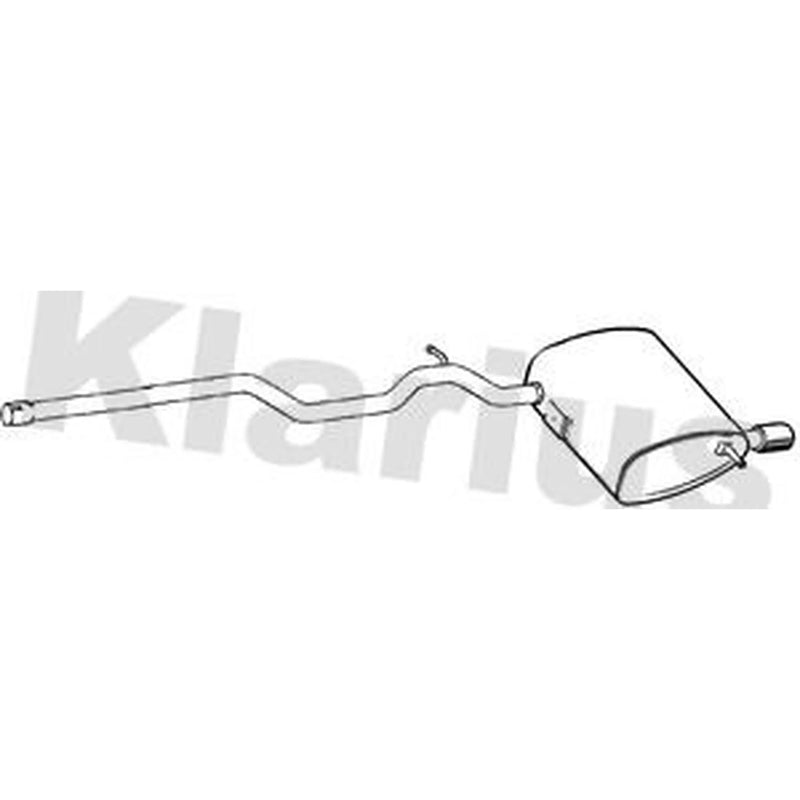 Klarius Box With Tail Pipe Rear BM544W