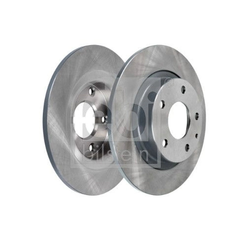 Febi 2 x Solid Rear Brake Discs 108480