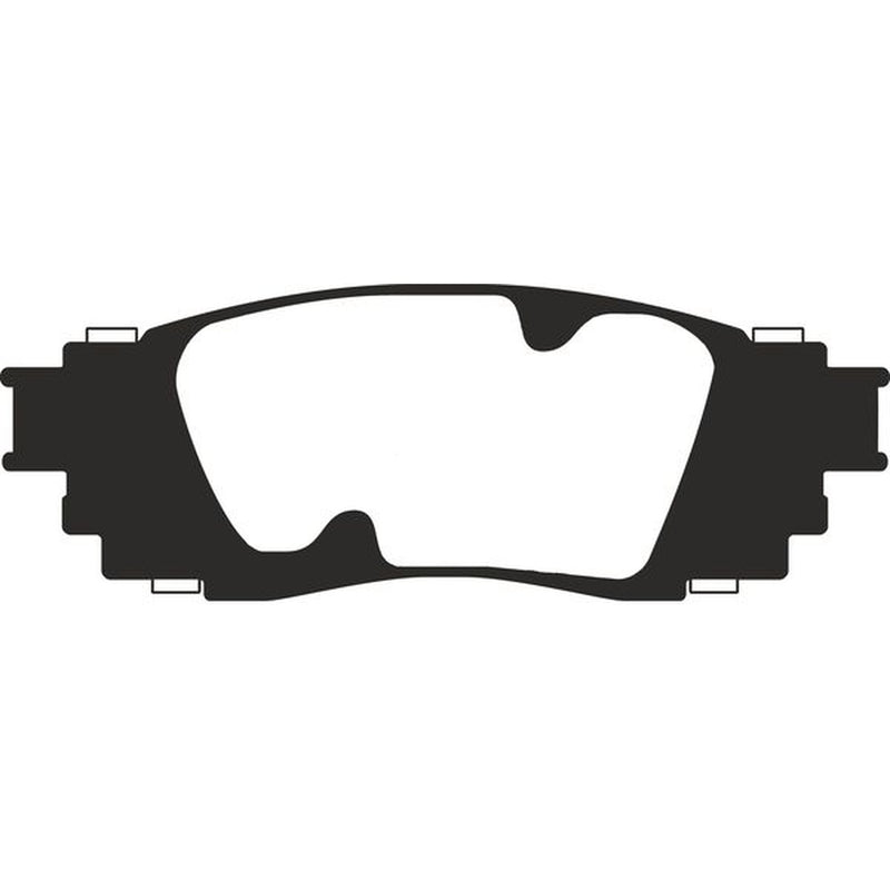 Abtex Rear Brake Pad Set PLU2342