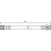 Apec Brake Hydraulic Hose Line Rear Left HOS3619