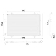 Mahle Air Conditioning Condenser AC 938 000P