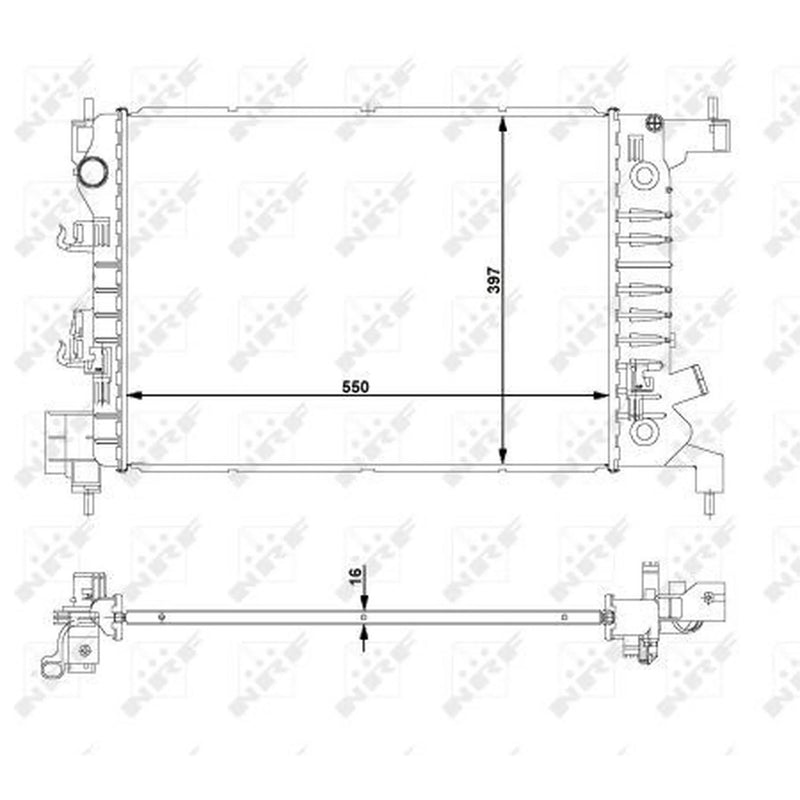 NRF Engine Radiator 59149