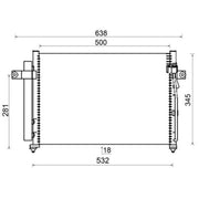 Mahle Air Conditioning Condenser AC 417 000S