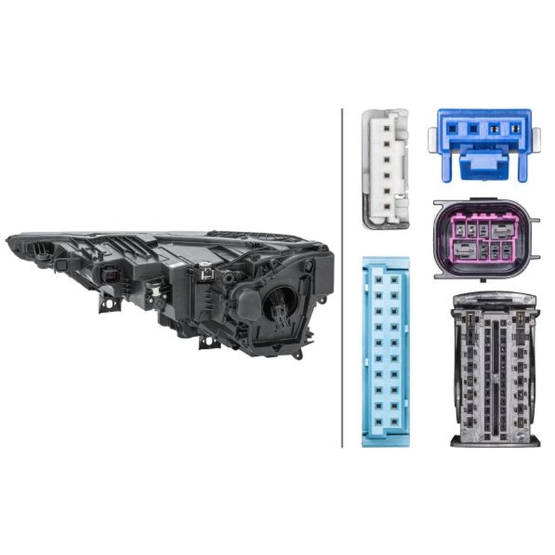 Hella Headlight Headlamp LED Right 1LX 354 871-101