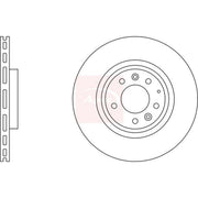 Apec 2 x Vented Front Brake Discs DSK2571