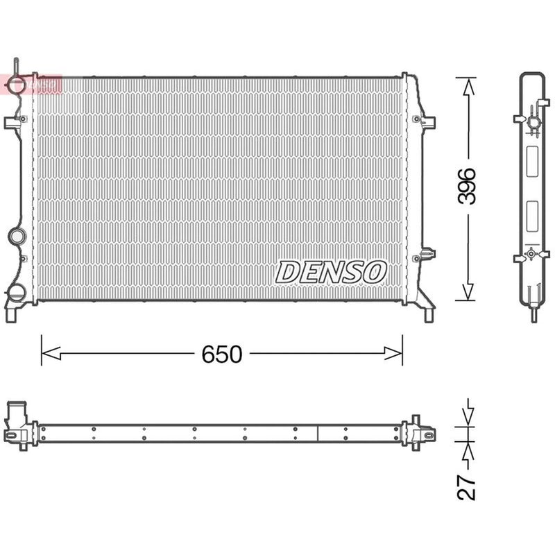 Denso Engine Radiator DRM32043