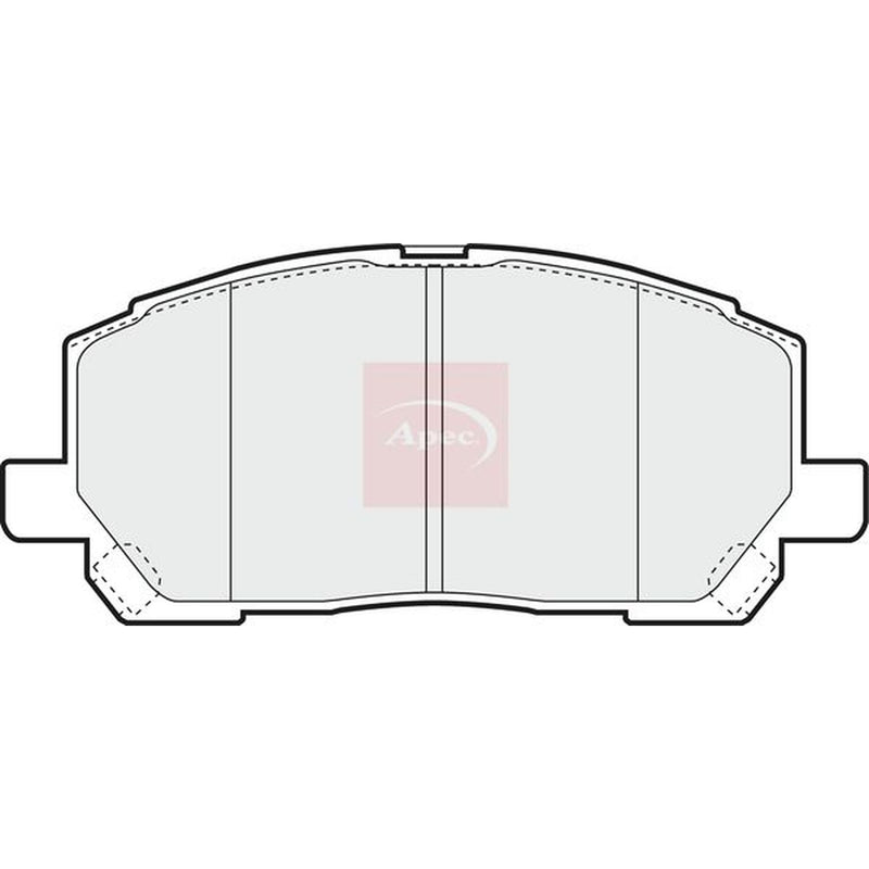 Apec Front Brake Pad Set PAD1282