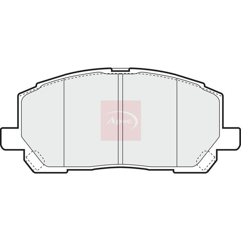 Apec Front Brake Pad Set PAD1282