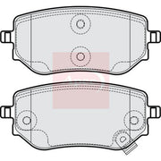Apec Rear Brake Pad Set PAD2240