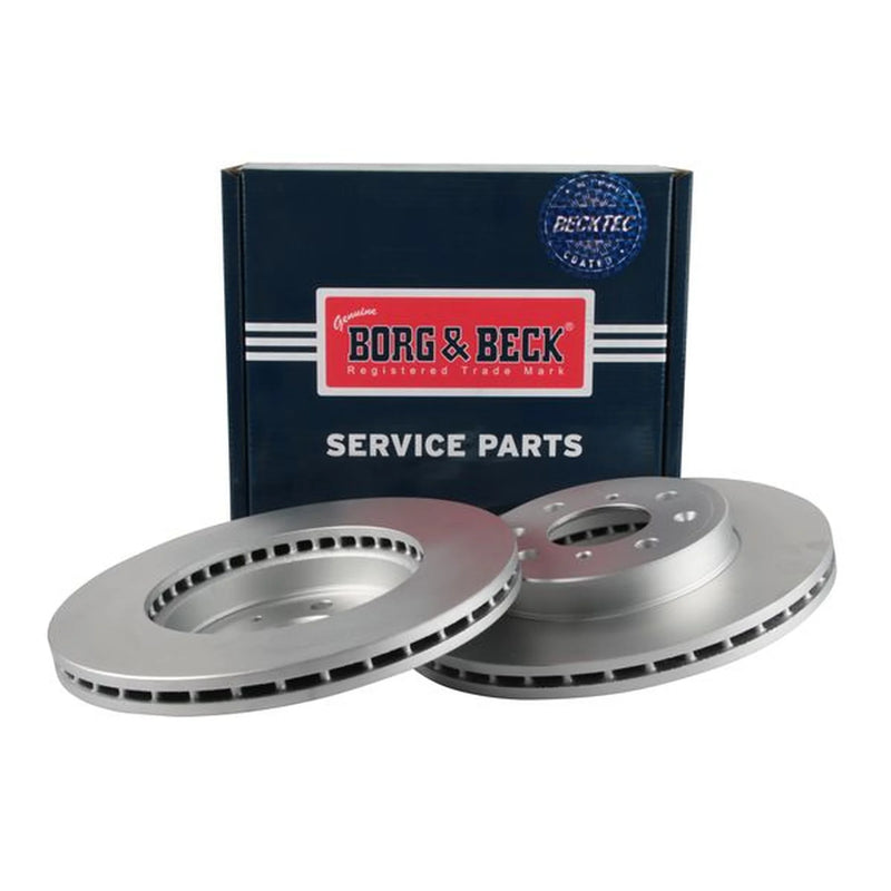 Borg & Beck 2 x Vented Front Brake Discs BBD5668