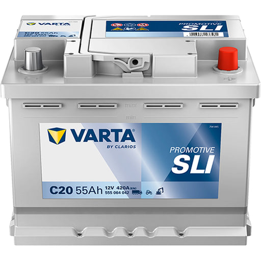 Varta Battery 12V 55Ah 420A 555064042K182 OE 0001777600 0001479800