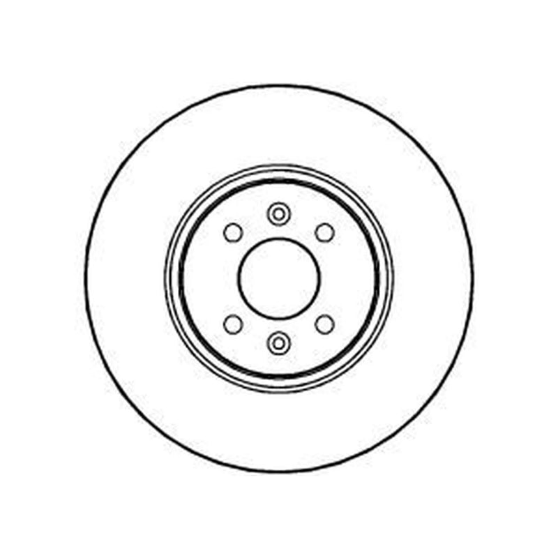 Abtex 2 x Front Brake Discs BD1335V