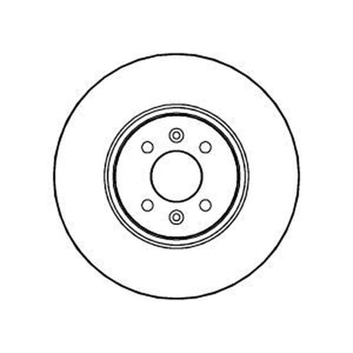 Abtex 2 x Front Brake Discs BD1335V