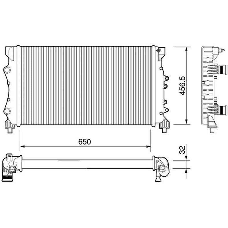 Mahle Engine Radiator CR 1110 000P