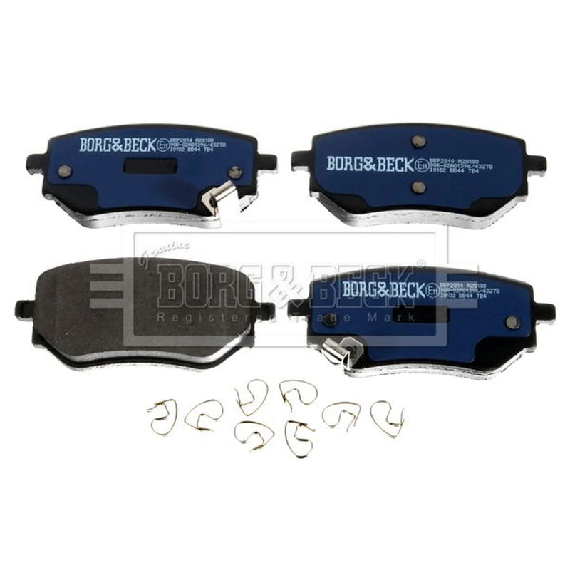 Borg & Beck 4 x Rear Brake Pad Set BBP2814