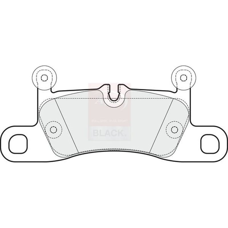 Apec Rear Brake Pad Set PAD1796B