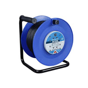 Masterplug Heavy-Duty Cable Reel 240V 13A 4-Socket Thermal Cut-Out 50m