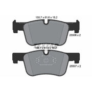 Textar Front Brake Pad Set 2550601