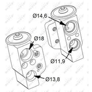 NRF Air Conditioning Expansion Valve 38417