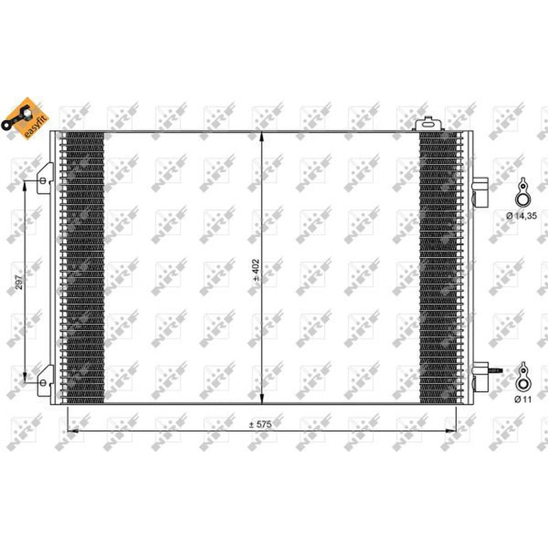 NRF Air Conditioning Condenser 35545