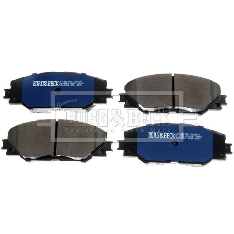 Borg & Beck 4 x Front Brake Pad Set BBP2079