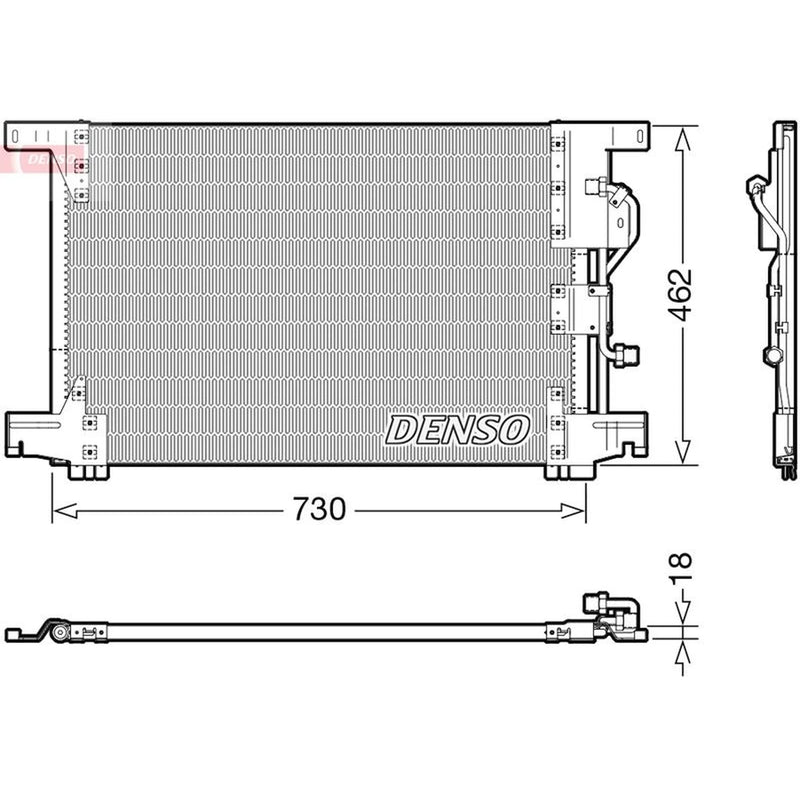 Denso Air Conditioning Condenser DCN99073