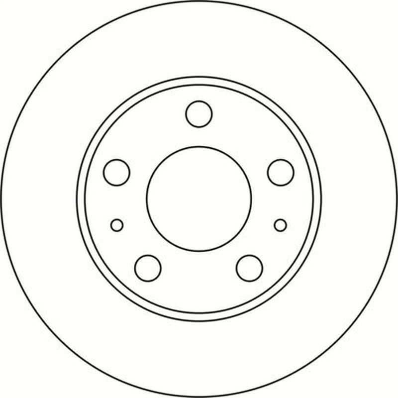 Abtex 2 x Vented Front Brake Discs BD1366V