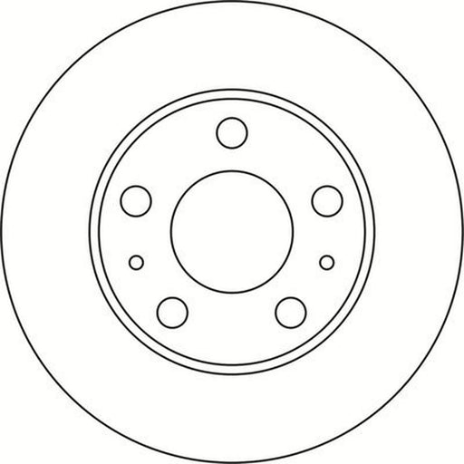 Abtex 2 x Vented Front Brake Discs BD1366V