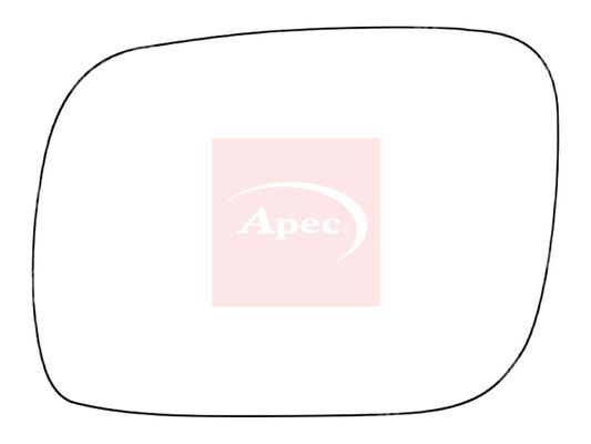 Apec Exterior Wing Mirror Glass Left
