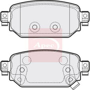 Apec Rear Brake Pad Set PAD2241