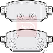 Apec Rear Brake Pad Set PAD2241