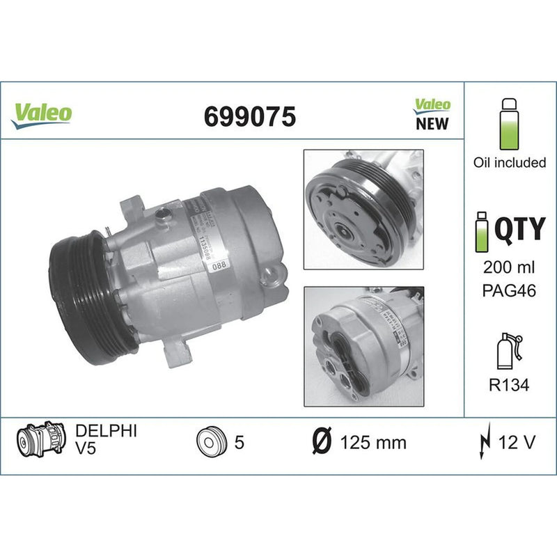 Valeo Air Conditioning Compressor 699075