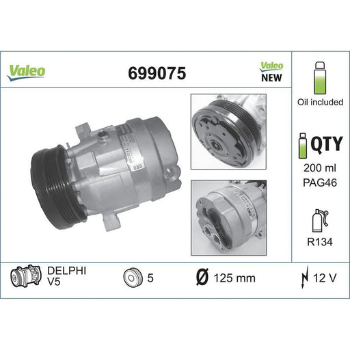 Valeo Air Conditioning Compressor 699075