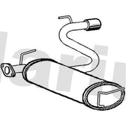 Klarius Box With Tail Pipe Rear TY634E