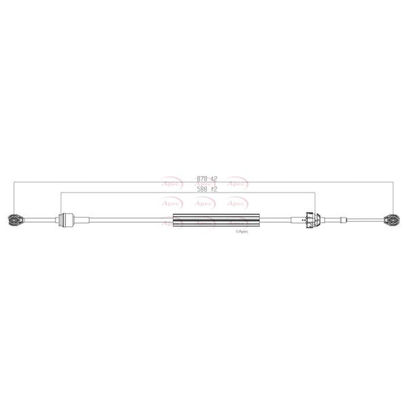 Apec Manual Transmission Cable Pull CAB7077