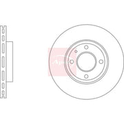 Apec 2 x Vented Front Brake Discs DSK4147